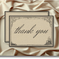 Vintage Gothic Mediaeval Line Border Wedding