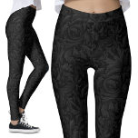 Vintage Gothic Pattern Leggings - Gothic Nostalgia<br><div class="desc">Black Vintage Gothic Pattern Leggings - Gothic Nostalgia, Victorian Goth Aesthetic, Dark and Enchanting Style Step into the world of vintage gothic allure with our Vintage Gothic Pattern Leggings. Embrace the haunting charm of Halloween with these leggings that exude a Victorian goth aesthetic. The vintage-inspired design takes you on a...</div>