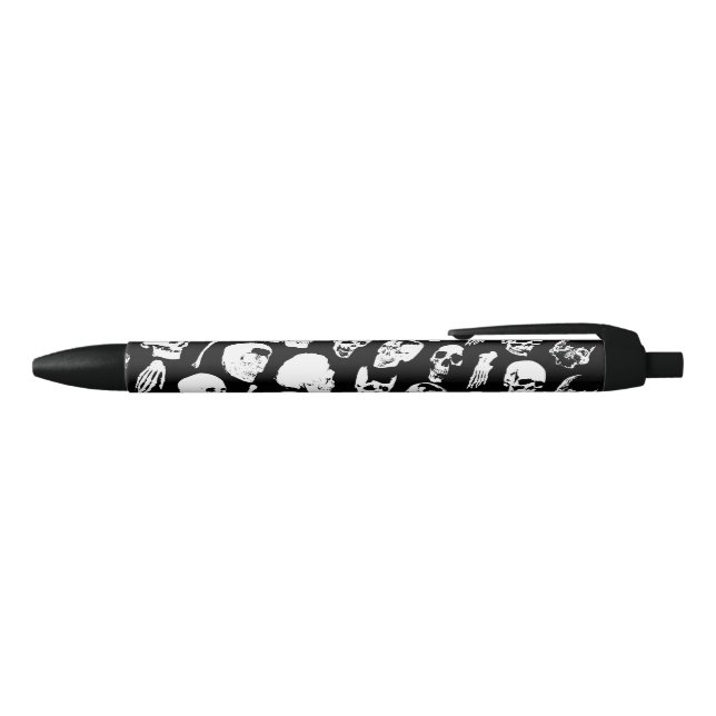 Vintage Gothic Skulls Pen (Top)