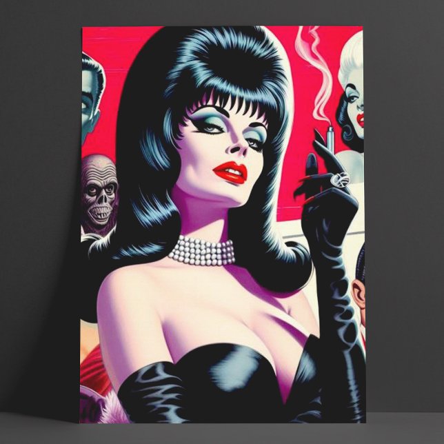 Vintage Gothic Woman Postcard (Creator Uploaded)