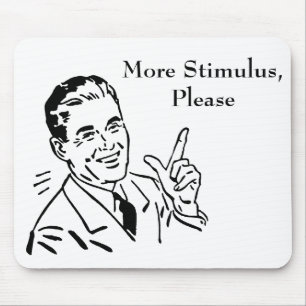 Vintage Government Stimulus Check Mouse Pad