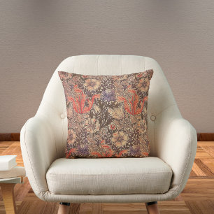 Vintage Graceful Floral Print Cushion