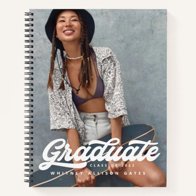 Vintage Graduate Guest Book (Front)