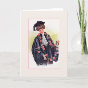 Vintage Graduation Greeting Card