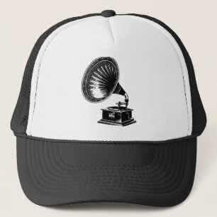 Vintage Gramophone Trucker Hat