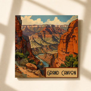 Vintage Grand Canyon National Park magnet
