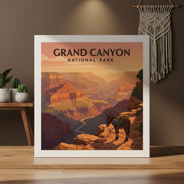 Vintage Grand Canyon National Park Tile (Creator Uploaded)
