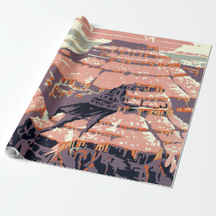 Vintage Grand Canyon National Park WPA Poster Art Wrapping Paper