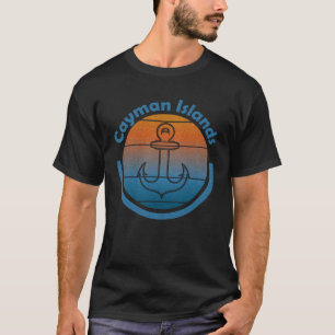 Vintage Grand Cayman Sailor Anchor Sailing Cayman T-Shirt