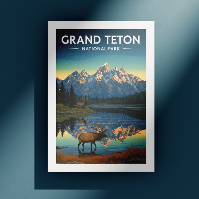 Vintage Grand Teton National Park Postcard (Creator Uploaded)
