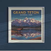 Vintage Grand Teton National Park