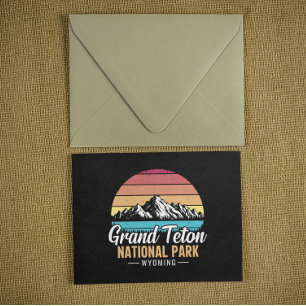 Vintage Grand Teton National Park Wyoming USA– Postcard