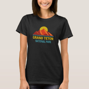 Vintage Grand Tetons Colorado Retro Mountain Bike T-Shirt