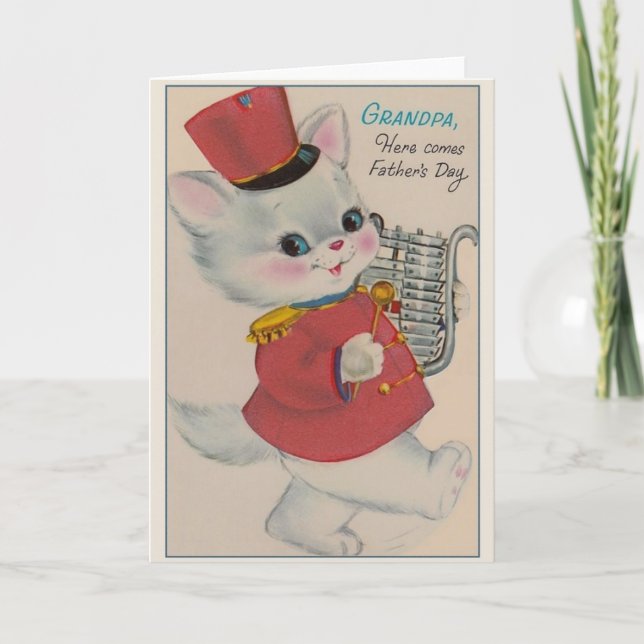Vintage Grandpa Father's Day Card (Front)