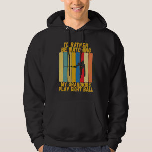 Vintage Grandparents Rather Watch Grandkids Eight Hoodie