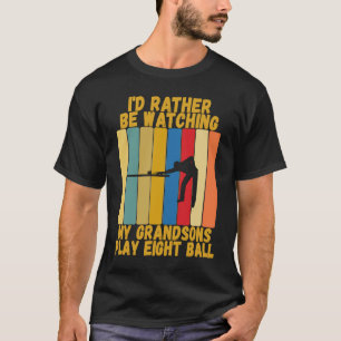 Vintage Grandparents Rather Watch Grandsons Eight T-Shirt