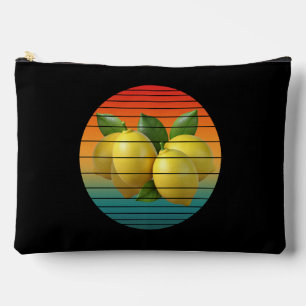 Vintage grape fruits food heathy vegan accessory pouch