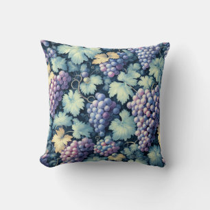 Vintage Grape Pattern Cushion