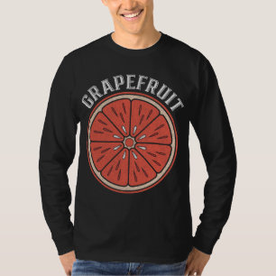 Vintage Grapefruit Slice Citrus Fruit Vegan Grapef T-Shirt