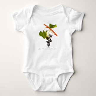 Vintage grapes baby baby bodysuit