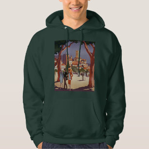 Vintage Grasse Summer Art Hoodie