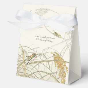 Vintage Grasshopper Baby Shower  Favour Box