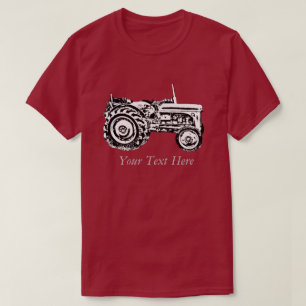 Vintage Gray massey fergison tractor photo T-Shirt