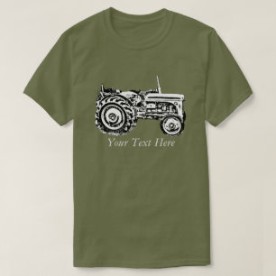 Vintage Gray massey fergison tractor T-Shirt