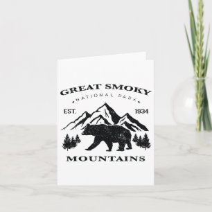 Vintage Great Smoky Mountains National Park Kids H Card