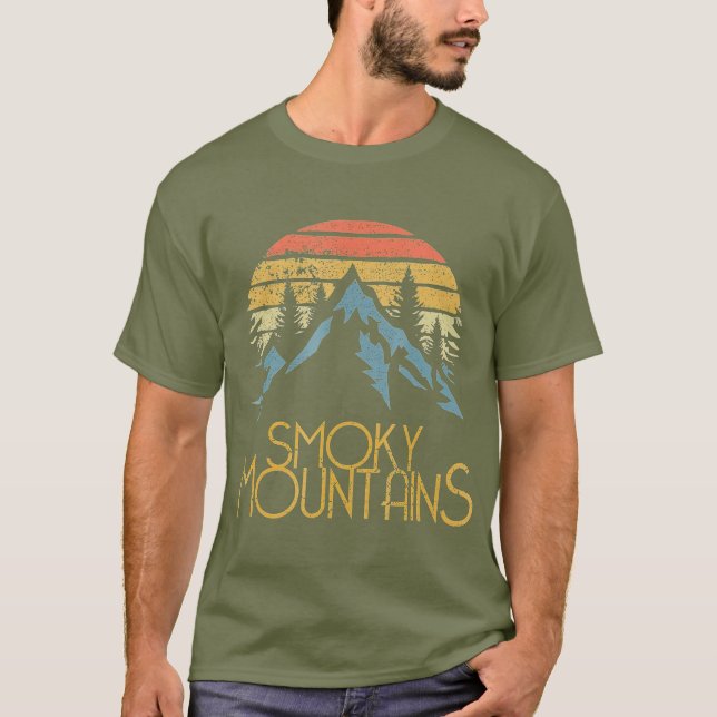 Vintage Great Smoky Mountains National Park T-Shirt (Front)
