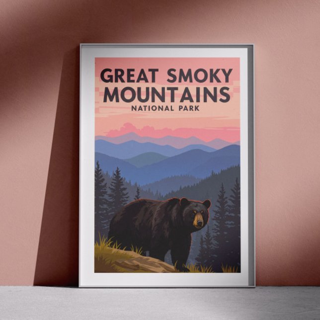 Vintage Great Smoky Mountains Park Poster (Creator Uploaded)