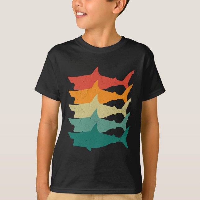 Vintage Great White Shark  T-Shirt (Front)