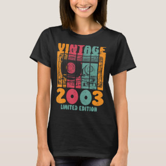 Vintage Greatest Hits 2003 Retro Birthday T-Shirt
