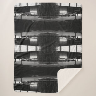 Vintage Greece Athens Army Museum Sherpa Blanket