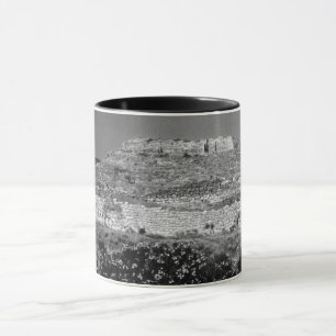 Vintage Greece Athens Mycenae acropolis overview Mug