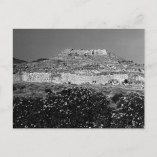 Vintage Greece Athens Mycenae acropolis overview Postcard