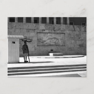 Vintage Greece Athens Tomb of the Unknown Soldier Postcard