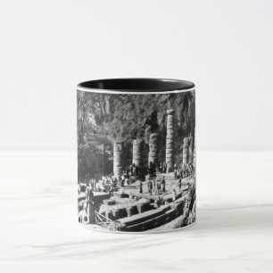 Vintage Greece Delphi Athenian Treasury Mug