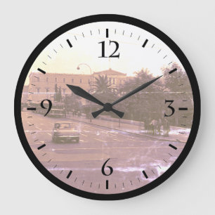 Vintage Greece Delphi Old palace Watch Large Clock