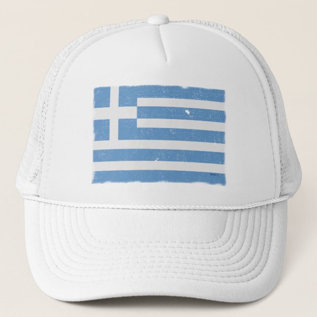 Vintage Greece Flag Hat (Front)