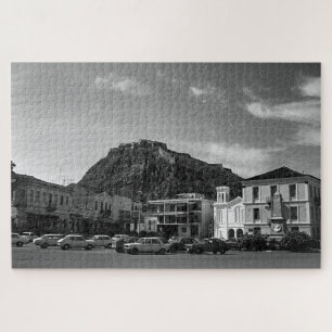 Vintage Greece Nafplion Venetian castle Jigsaw Puzzle