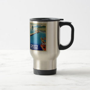 Vintage Greece Travel - Island of Corfu Mug