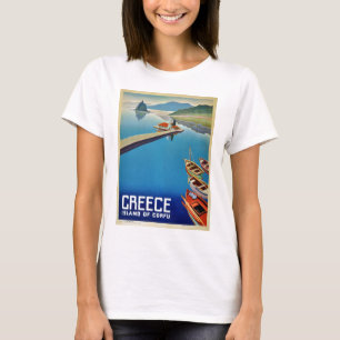 Vintage Greece Travel - Island of Corfu T-Shirt