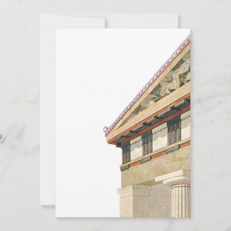 Vintage Greek Architecture, Temple of Athena