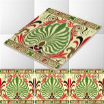 Vintage Greek Frieze Pattern Tile<br><div class="desc">This is a digitally enhanced print derived from an antique Greek frieze design vintage illustration. You can customise the background colour.</div>