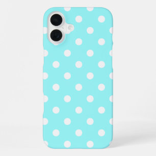 Vintage Green And Lovely Polka Dots iPhone 16 Plus Case
