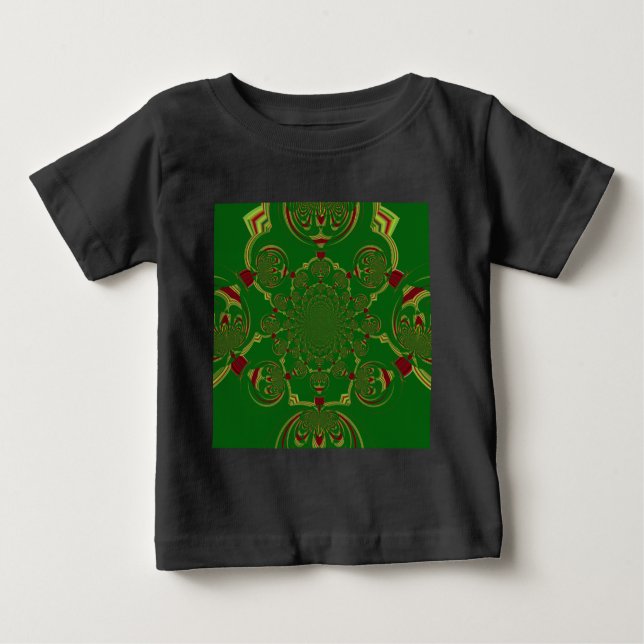 Vintage Green Baby T-Shirt (Front)