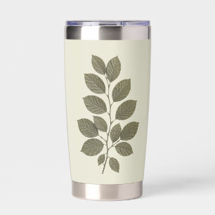 Vintage Green Beech Branch Insulated Tumbler