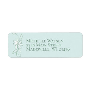 Vintage Green Birth Announcement Gender Neutral