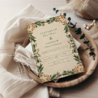 Vintage Green Botanical Wedding